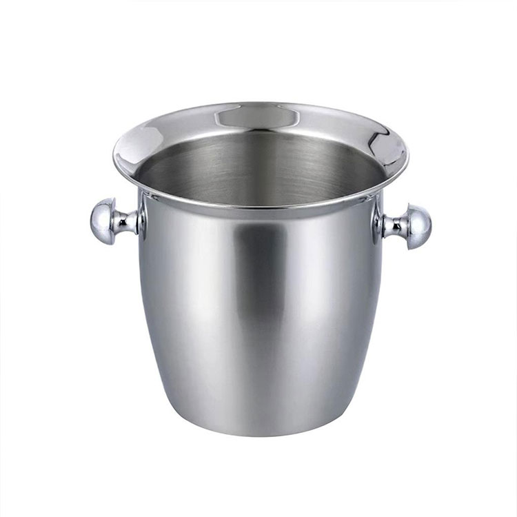 Silver Stainless Steel Beer Wine Barrel Cooler Champagne Ice Bucket for Home bar Party Gifts